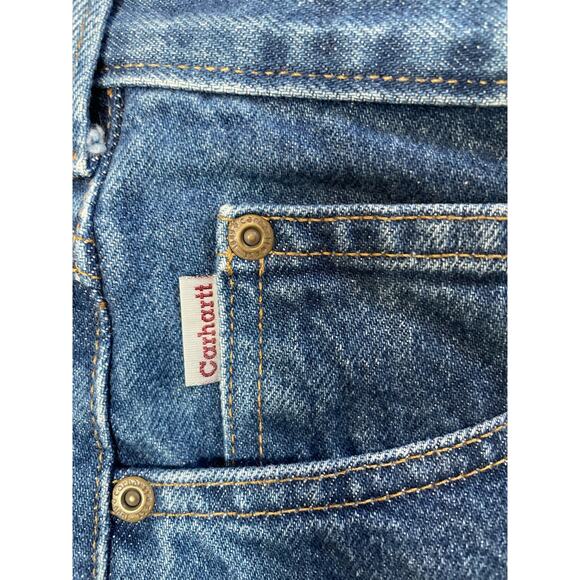 Carhartt Relaxed Fit Jeans. 14806, D17 DST, 40x32, New condition, Med Wash - Picture 4 of 5